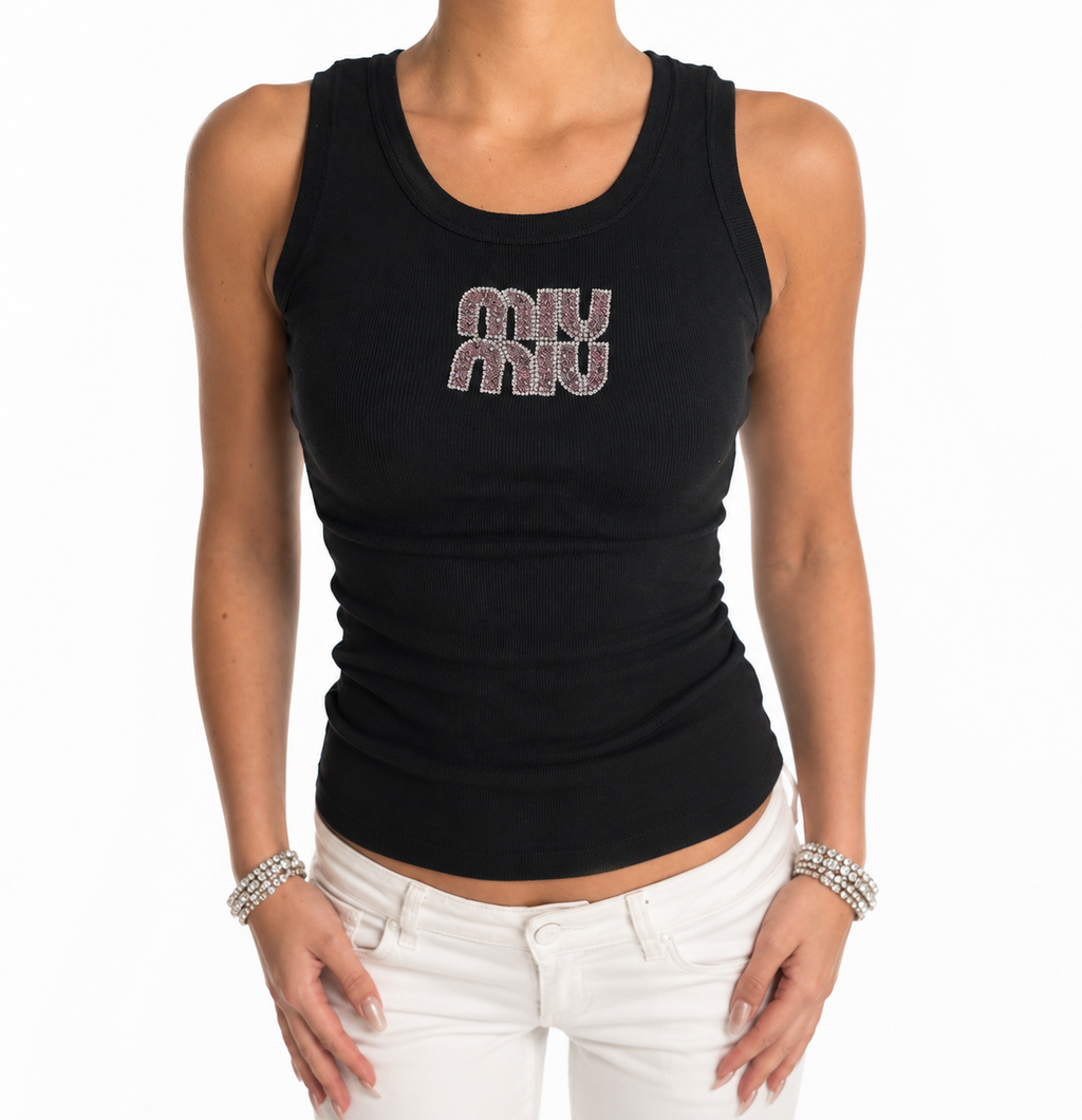 The Icon Rhinestone Tank