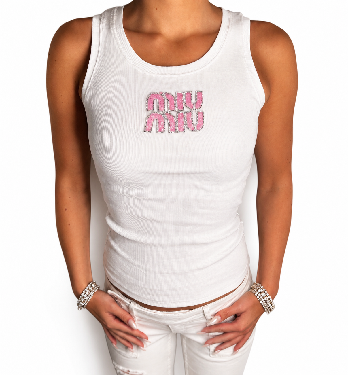 The Icon Rhinestone Tank